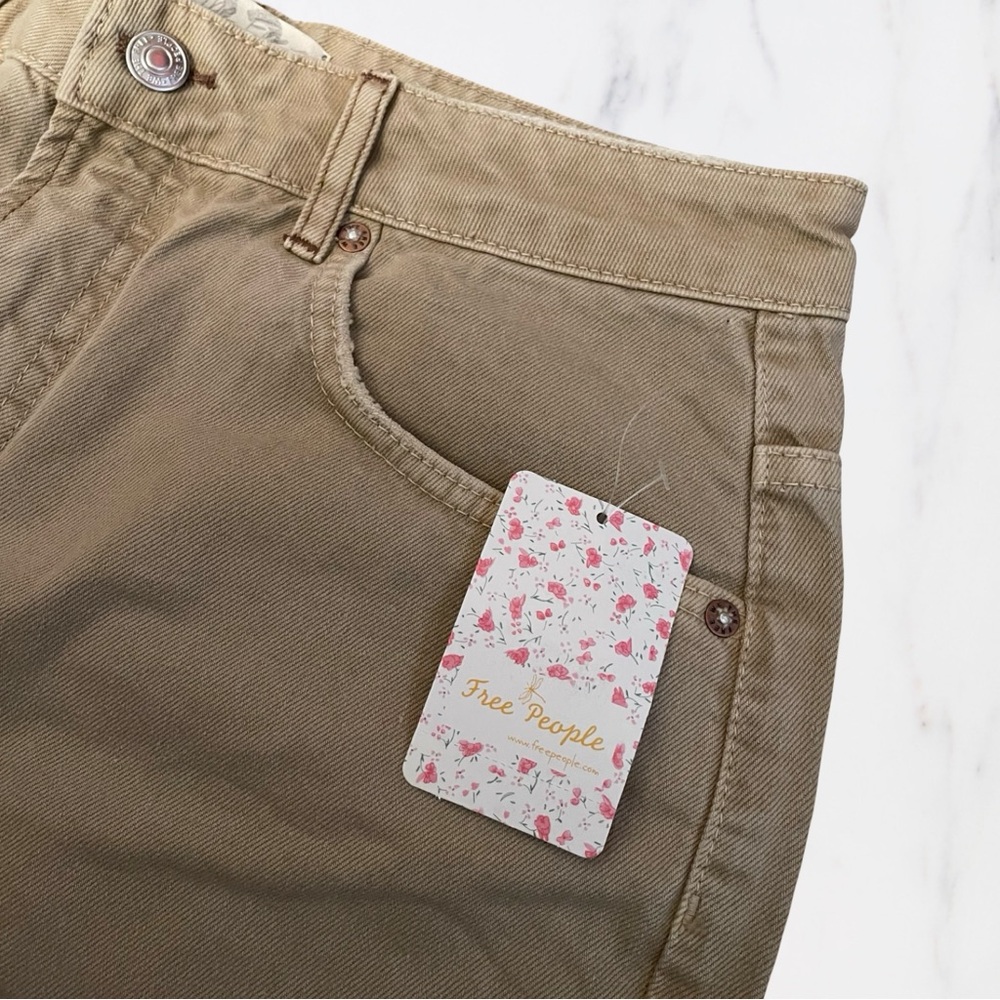 We The Free Tan Straight Leg Jeans - Picture 6 of 12